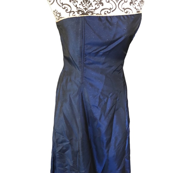 Jessica McClintox For Gunne Sax Sparkly Strapless Prom Dress - Picture 6 of 16